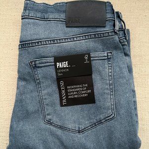 PAIGE Men’s Transcend Jeans - Lennox Slim Fit in Bolton Sz 30
